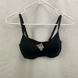 Victoria's Secret PINK Push Up Bra Size 36D Solid Black